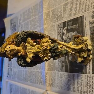 Boyds Bears Angel Sculpture - Gold and Black